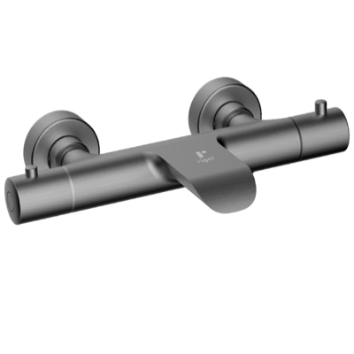 RIGEL Exposed Thermostatic GUN METAL Shower Mixer W2-R-TSME14258 GUN